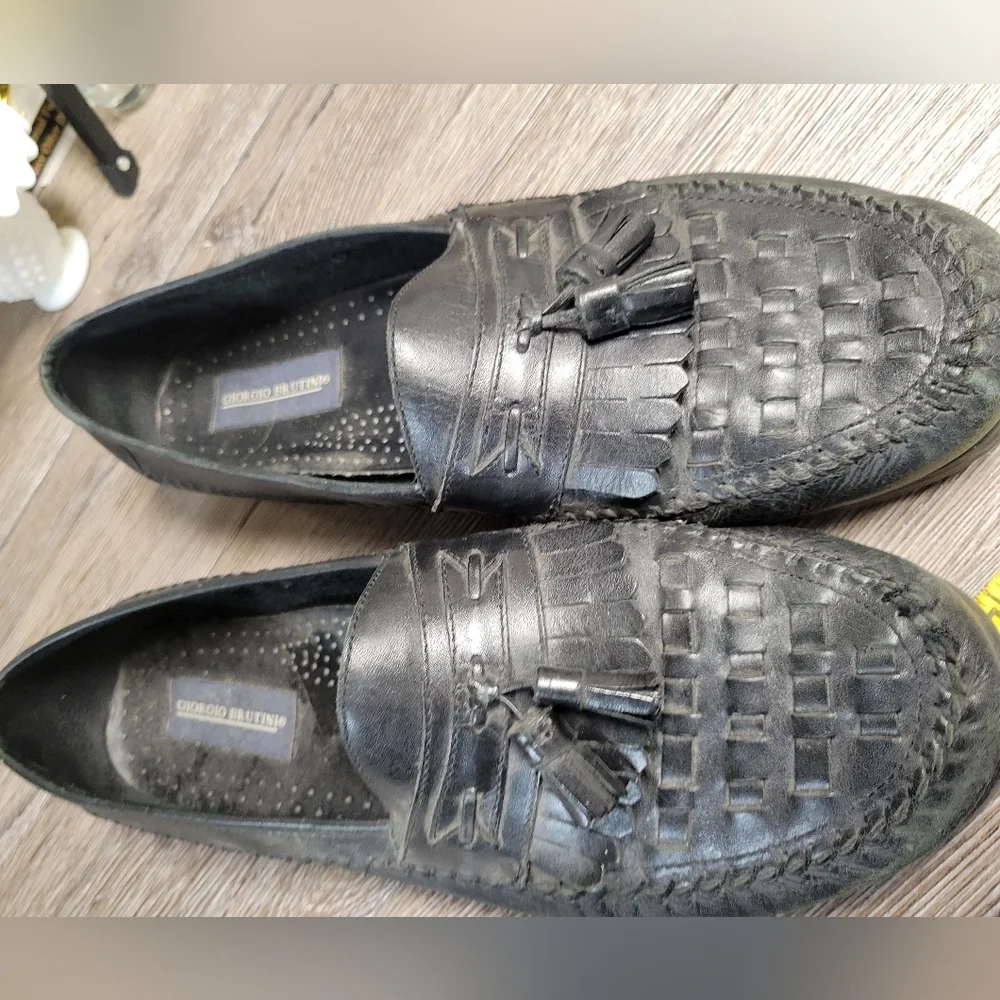 Giorgio Brutini Mens Dresss Loafers W‎ Tassels size 12D
